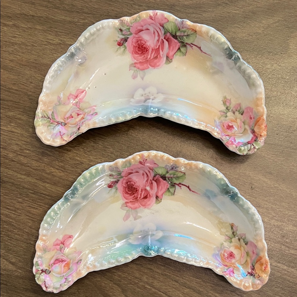 Floral Porcelain Accent Plates